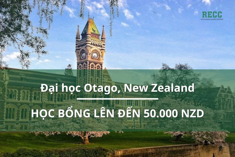 học bổng đại học Otago 1